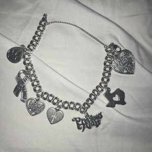 Medium James Avery bracelet with charms